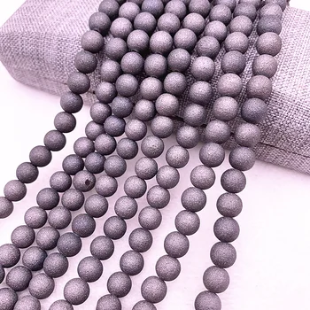

New 6/8mm Austrian Frosted Matt Crystal Glass Beads Loose Spacer Beads Handmade for Jewellery Making DIY Bracelet Necklace #06
