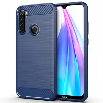 

50pcs/lot For Xiaomi Redmi Note 8T Cover Ultra Slim Carbon Fiber Shockproof Armor Brushed TPU Case For Redmi K20 Pro Premium