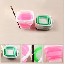 Многофункциональная складывающаяся ручка, ведро для мытья, масляная живопись, аксессуары, ручка, контейнер для мытья, случайный цвет