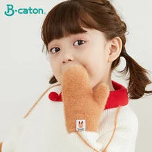 Детские перчатки, теплые и плюшевые перчатки для мальчиков и девочек на зиму, много цветов, теплые и дышащие От 3 до 12 лет с героями мультфильмов