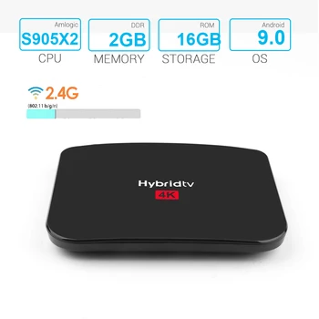 

M8S PLUS DVB Smart TV Box 4K Android 9.0 DVB-T2/T DVB-S2/S Terrestrial Combo Amlogic S905X2 Quad Core WiFi Youtube Set Top Box