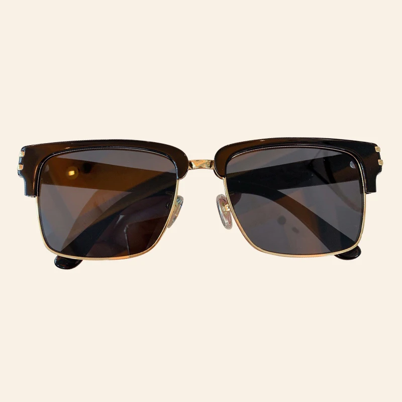 Модные женские солнцезащитные очки с полуоправой gafas de sol hombre, брендовые дизайнерские Квадратные Солнцезащитные очки для женщин