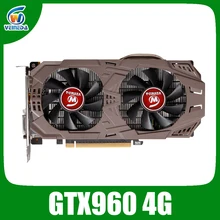 Cartes graphiques GTX960 4G GDDR5 128Bit nVIDIA PC de bureau carte vidéo PCI Express 2.0 cartes vidéo d'ordinateur plus fortes que GTX 1050