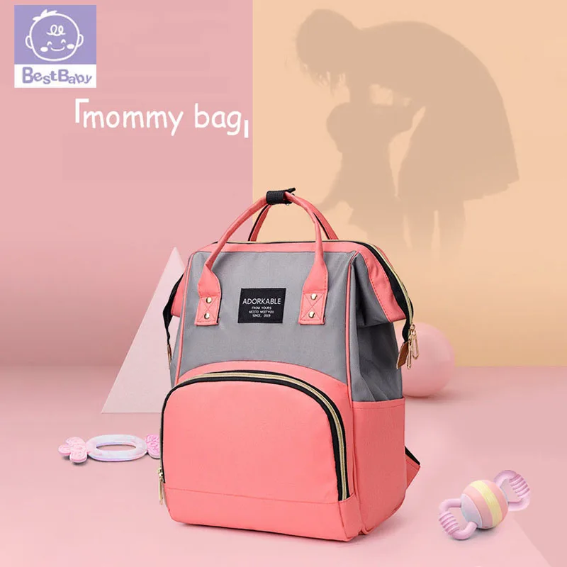 

New Diaper Bag Maternity Nappy Backpack Large Capacity Nursing Travel Backpack Heat Preservation Mommy Bag Travel Backpack