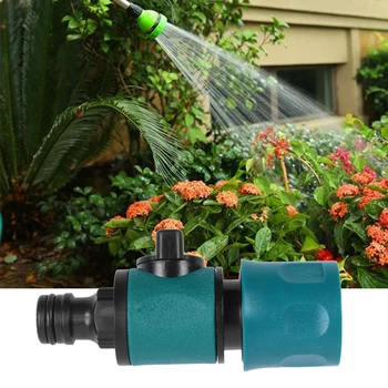 

New Plastic Valve with Quick Connector Agriculture Garden Watering Prolong Hose Irrigation Pipe Fittings Hose Adapter Switch 1 P