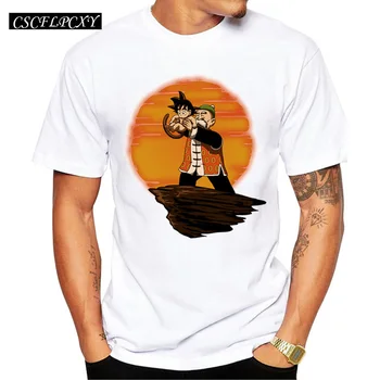 

2019 Summer Men The Dragon Ball Z T Shirts Newest Fashion Origin of Goku Design T-Shirt Short Sleeve Tops Cool Male Tee