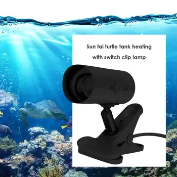 

UVA+UVB Reptile Lamp With Clip-on Ceramic Light Holder Turtle Basking UV Heating Lamp Set Tortoises Lizard Lighting Holder E27