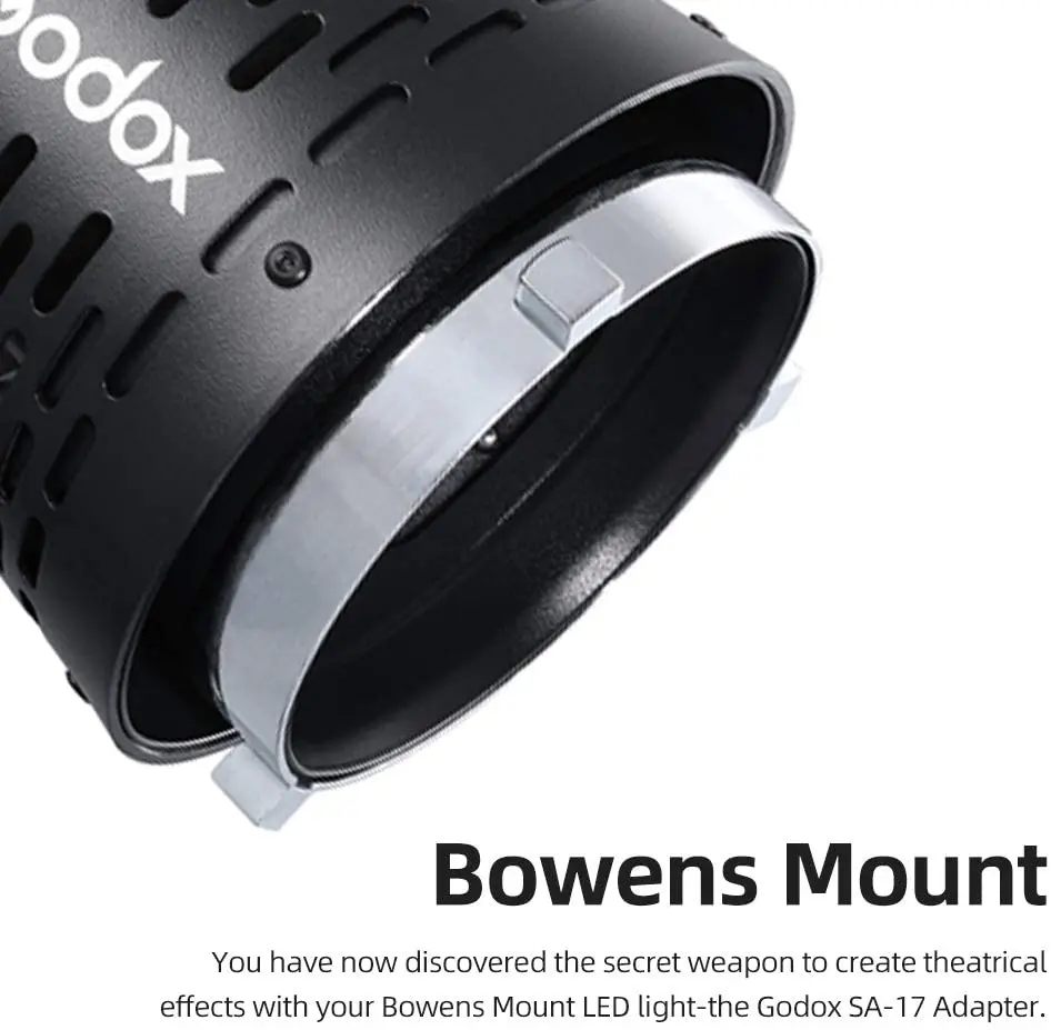 Godox SA-17 Kit for Godox SA-P Projector Kit to Bowens Mount S30