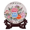 Jingdezhen 20cm Ceramic Hanging Plate Decorative Plate Modern Chinese Living Room Decoration Ornament Gift Logo Customization 2