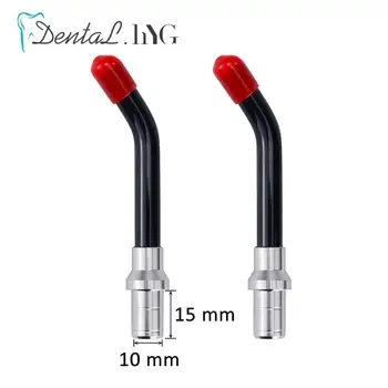 

2pcs 15mm*10mm Dental LED Curing Light Guide Tip Optical Fiber Rod Tips Teeth Whitening for Oral Material Resin Cure
