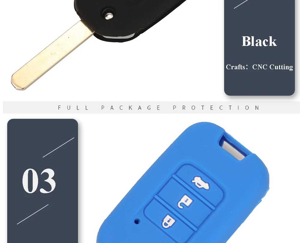 Keyforkess 30pcs copertura della cassa chiave a distanza dell'automobile del Silicone per Honda Jazz CivIc HRV CRV XRV Crider Odyssey Fit Freed Accord Protection 10 Keyforkess 30pcs copertura della cassa chiave a distanza dell'automobile del Silicone per Honda Jazz CivIc HRV CRV XRV Crider Odyssey Fit Freed Accord Protection - Hb2d1a2eee0224a89a47a4e90ac2576a4V