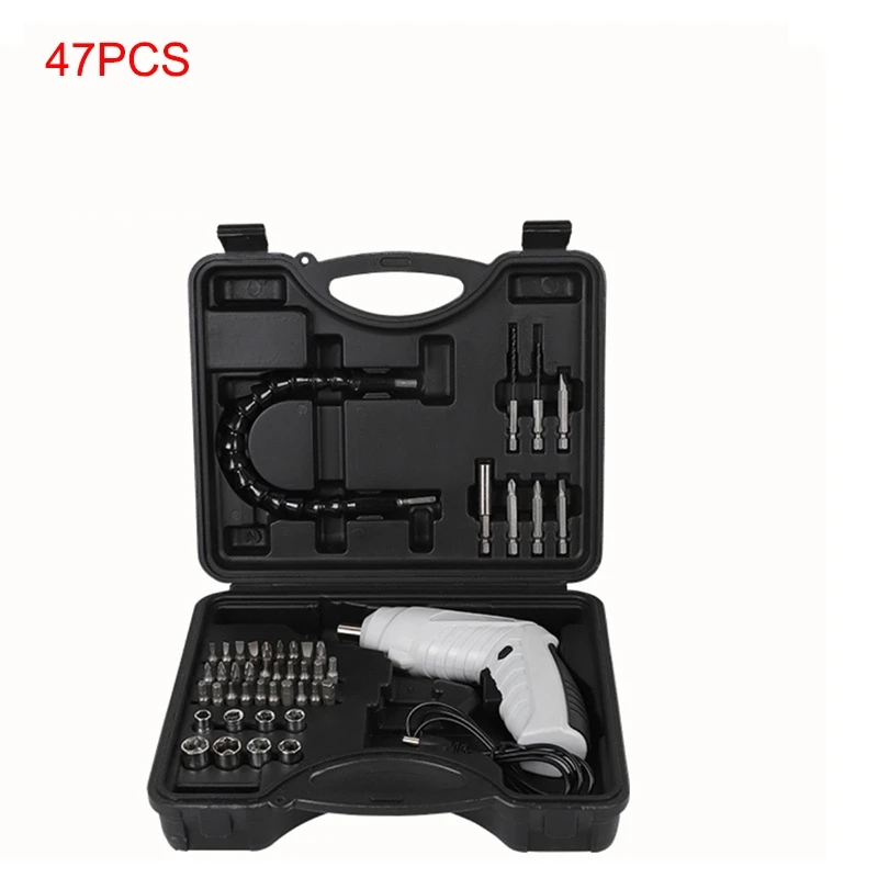 LAMEZIA Motor-driven Multifunction Screw Driver Charging Type Lithium Battery Screwdriver Machine Mini Drill Suit