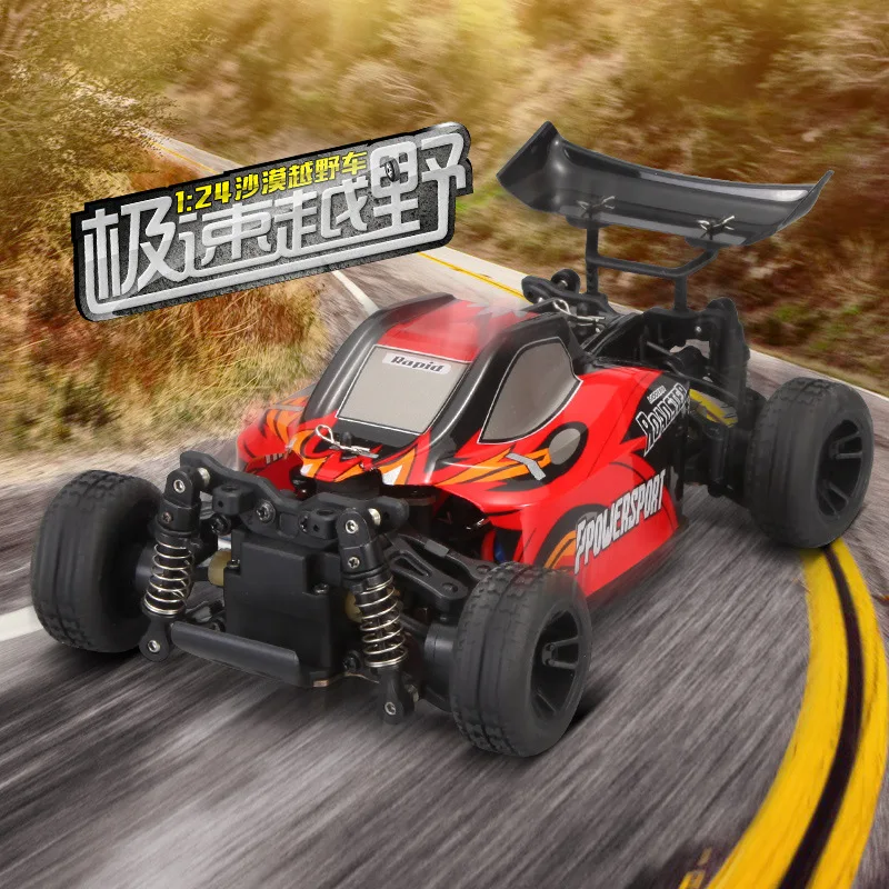 

Weili A202 1: 24 Electric Four-Wheel Drive Remote Control High-Speed Car 2.4G Remote Control Speed Desert Off-road Drift Car