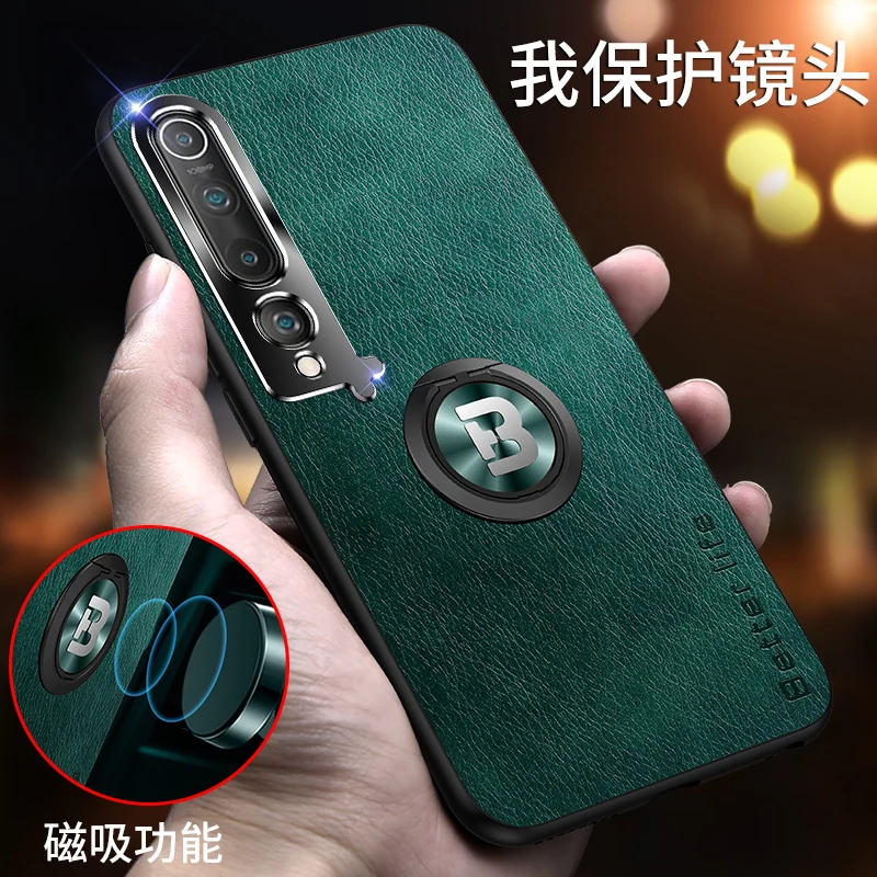 Phone Case For Xiaomi Redmi 9T K20 K30 Pro Car Magnetic Anti-fall Lens protection Ultra Thin Bracket Finger Ring Holder Cover | Мобильные