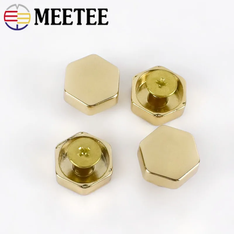 

20/50Pcs 11x7mm Rivet Screw for Bags Hardware Handbag Decorative Studs Button Nails Rivet Metal Buckles Snap Hook Leather Craft