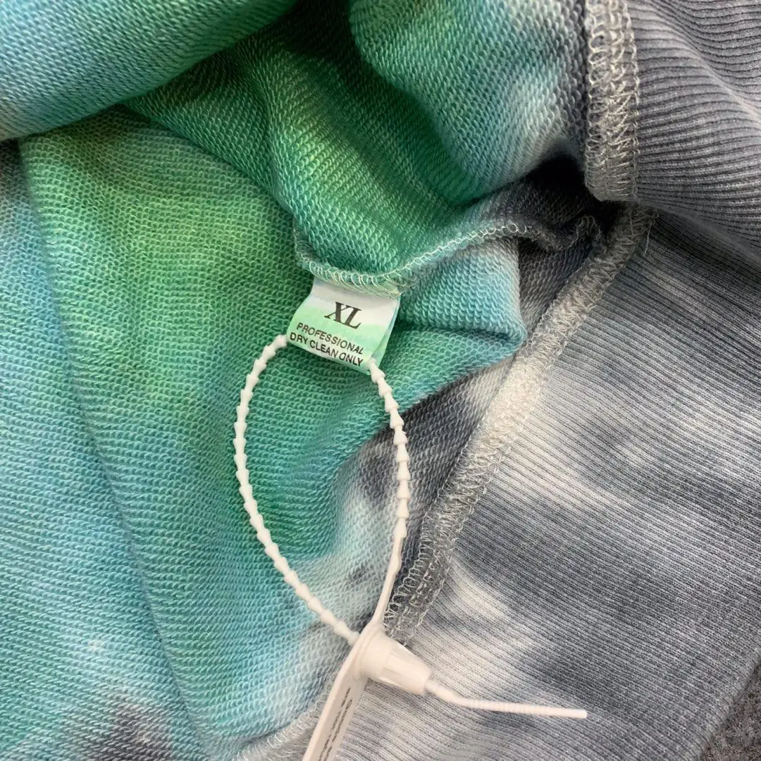 4 19ss с изображением Трэвиса Скотта ASTROWORLD festival run tie dye 1:1 Высококачественная Толстовка astroworld Трэвиса скутта астромир пуловер для мужчин - Цвет: 4