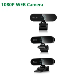 

1080P Webcam HD Web Camera with Built-in HD Microphone 1920 x 1080 USB Web Cam Widescreen Video