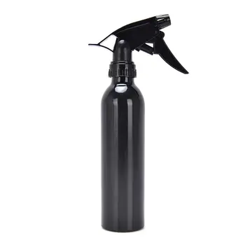 

1PC 250ML Silver/Black Spray Bottle High Grade Aluminum Water Bottle Trigger Hairdressing Tool For Hair Salons High Quality