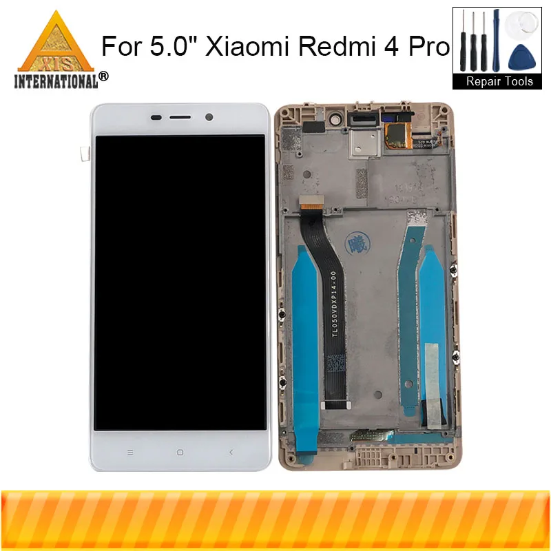 Для 5," Xiaomi Redmi 4Pro Redmi 4 Pro Redmi 4 Prime ROM-32G ЖК-дисплей+ сенсорная панель дигитайзер с рамкой