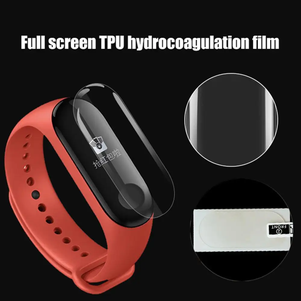 ТПУ устойчивый к царапинам умный Браслет Полный экран протектор для Xiaomi Mi Band 2/3/4 |