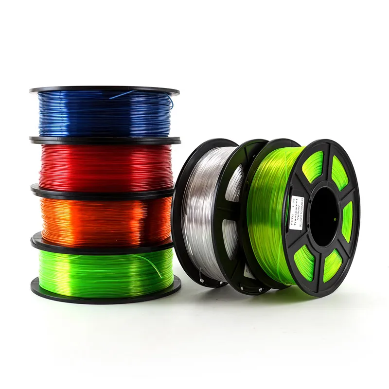 

2019 New arrival 335 mm 1KG PETG filament For 3D Printer with High quality
