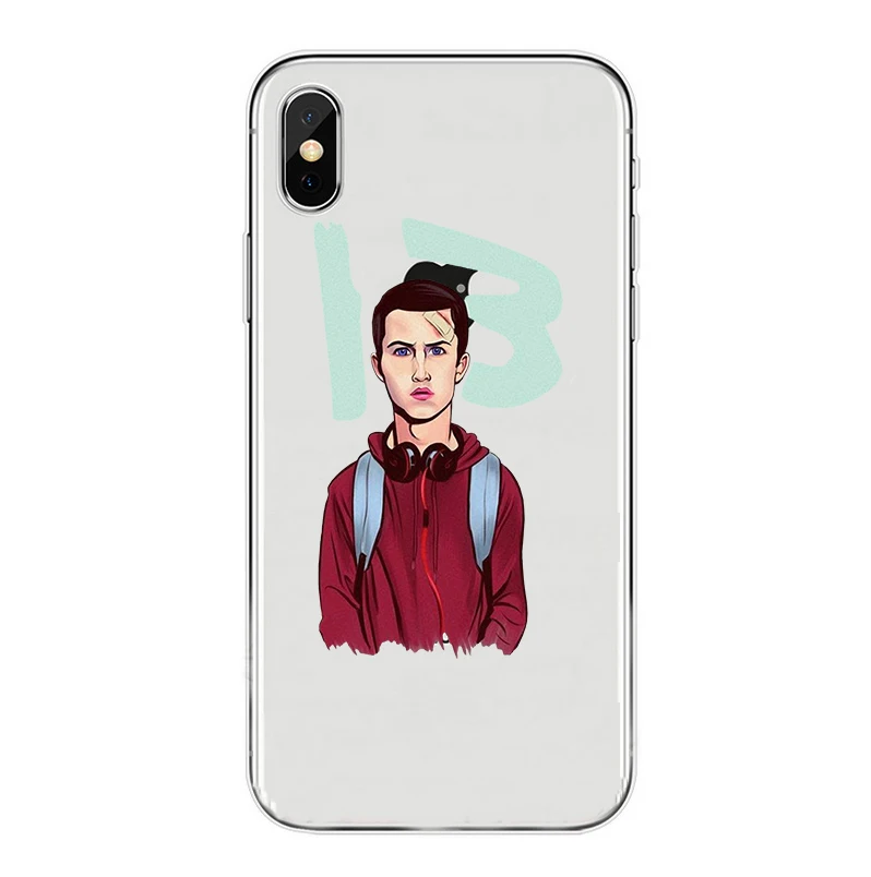 ТВ 13 причин почему прозрачный мягкий чехол для iphone 8 7 6 plus X Xs Xr Xmax 5 для samsung Galaxy 8 9 10 plus 7 10 coque shell - Цвет: 7185