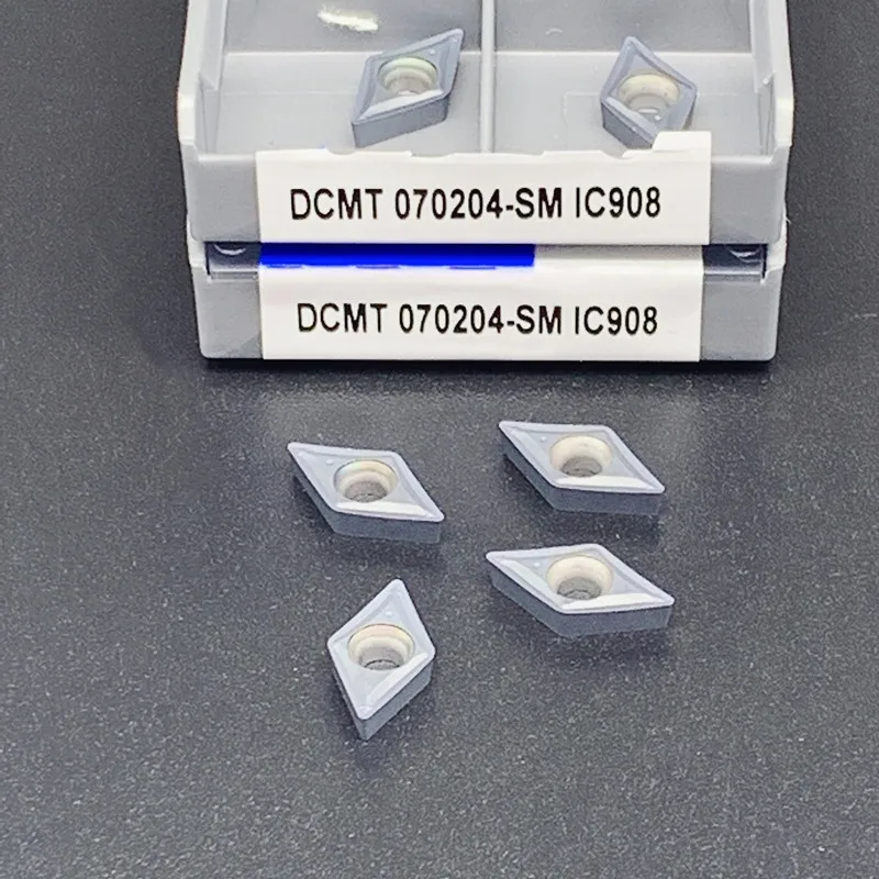 

DCMT070204-SM IC907/ IC908 external turning tool metal turning tool CNC insert lathe tool Iscar carbide tool Iscar carbid tool