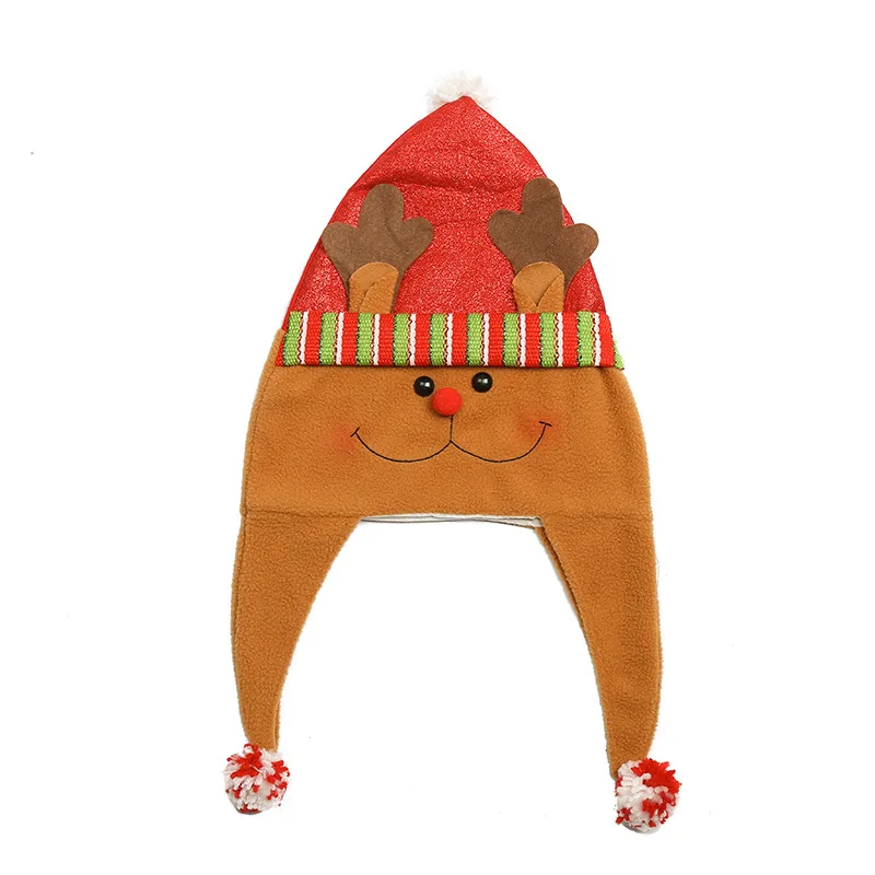 Creative new moose Santa hat Christmas accessories holiday ball party presents for children presents for family