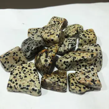 

Natural speckle leopard skin stone cube Polished Gravel Specimen natural stones and minerals happy fish tank stone