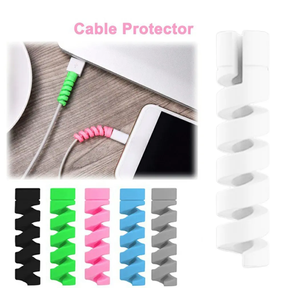 2/10Pcs Cable Protector For iPhone Charger Protection USB charging cable Cord Protector cable management USB cable organizer