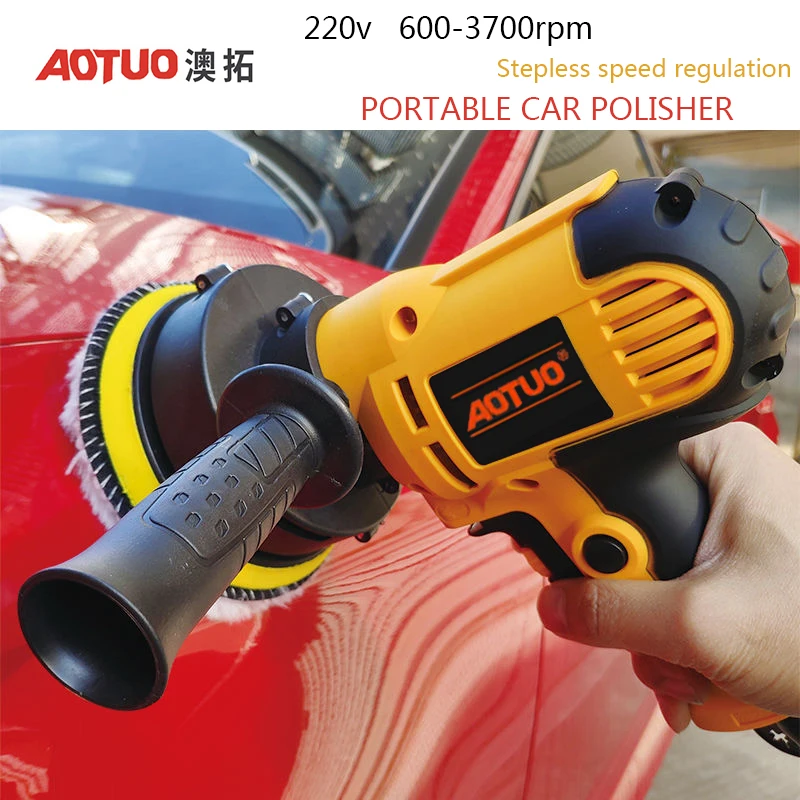 

Electric Sander Automobile Polisher Waxing Tool Multi-function Speed Regulation600-3700RPM Automobile Accessories Electric Tools