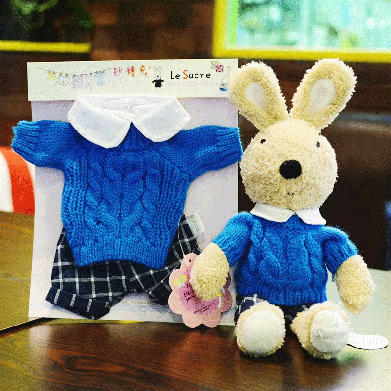 BJD кукла подарки 30 см Одежда для куклы Кролик кошка медведь плюшевые игрушки мягкое платье юбка свитер игровой дом Куклы Аксессуары для 1/6 - Цвет: H