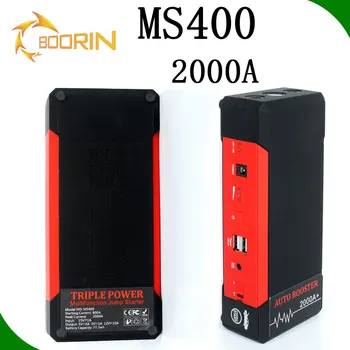 

2019 multifunction 12v 24v portable car jump starter 2000a super power 24000mah battery jump starter emergency tools