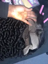 Peluca brasileña de ondas profundas prearrancada, peluca con malla frontal y pelo de bebé, 13x4, para mujeres negras