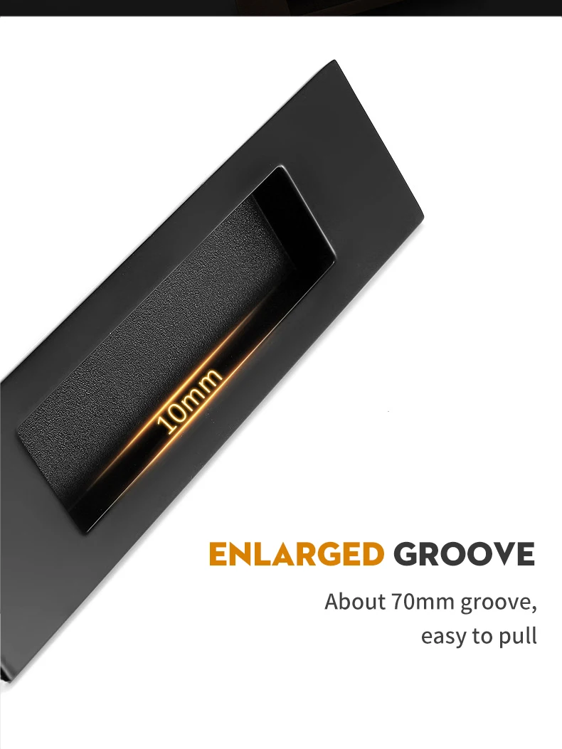 de zinco para porta de correr, para quarto e armário. 2 peças.