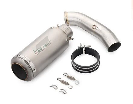 Akrapovic титановый цвет+ полный Карбон два модифицированных KT 390 выхлопная труба M390 duke200 duke390RC390 выхлопная средняя секция
