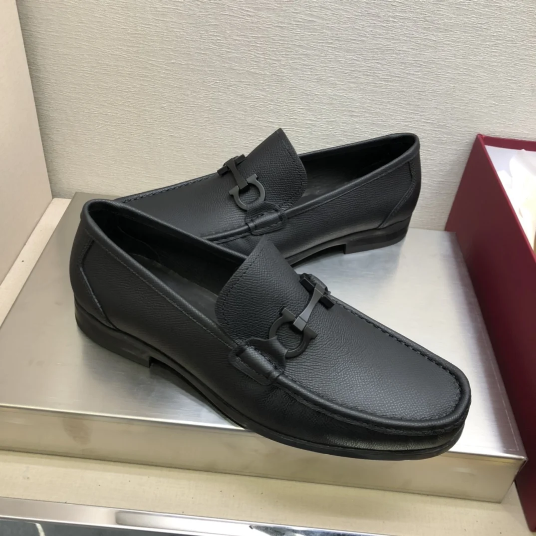 Grandioso Loafer Summer Mens Comfortable Flats Leather Casual Dress shoes Designer Black Original Cowhide Zapatos De Hombre | Обувь