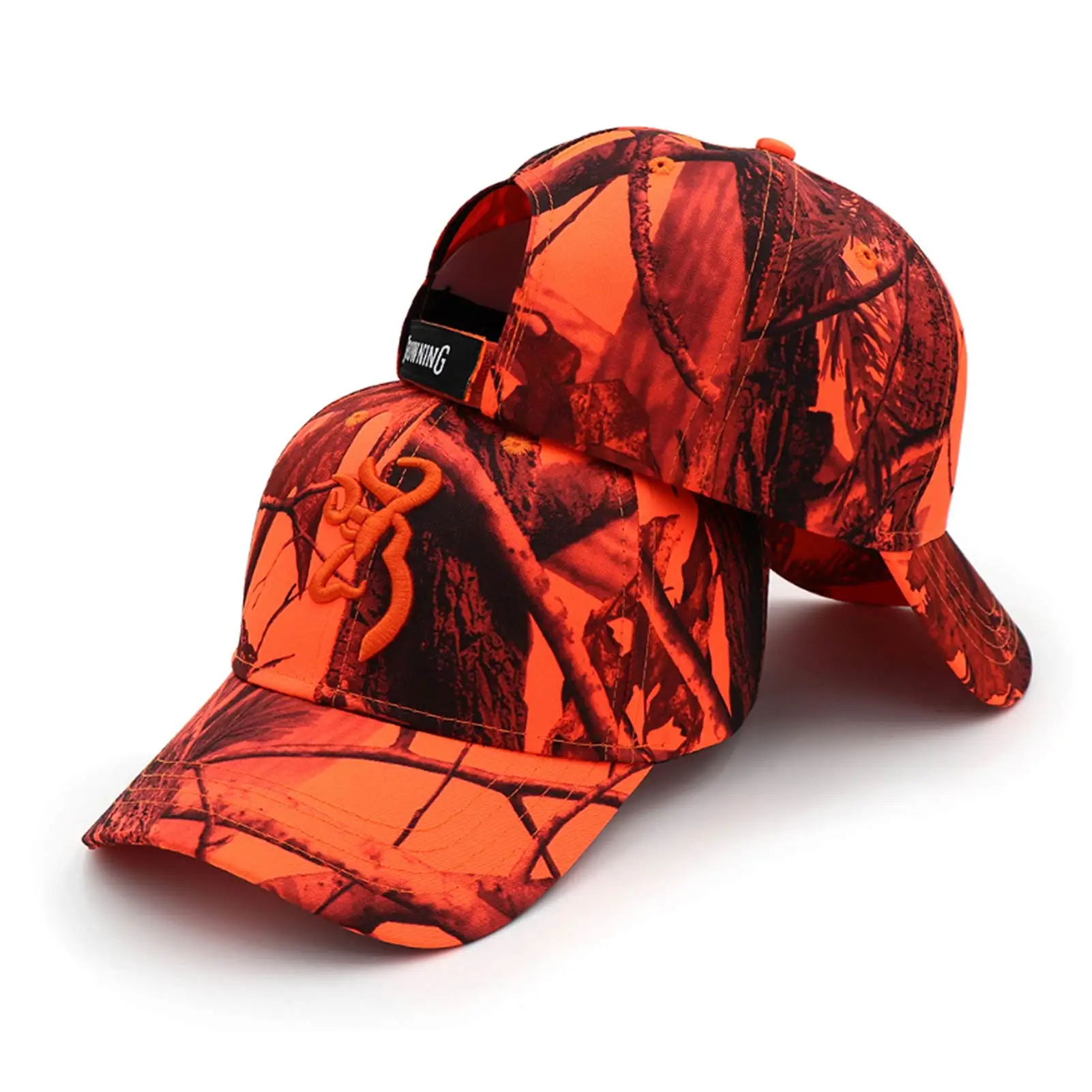 Camping gorra de camuflaje caza Browning gorra de béisbol de pesca tapas de los hombres al aire libre caza senderismo Camping camuflaje sombrero para jungla