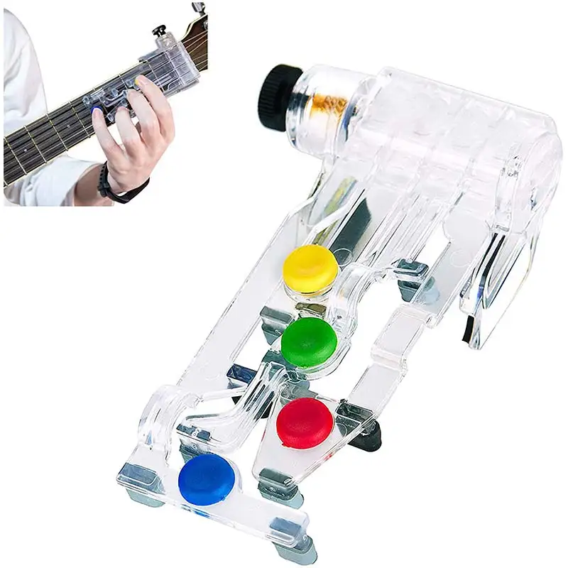 Guitarra asistente Anti-dolor dedo cunas acorde amigo ayuda de enseñanza guitarra Practrice accesorios para guitarra principiante de aprendizaje