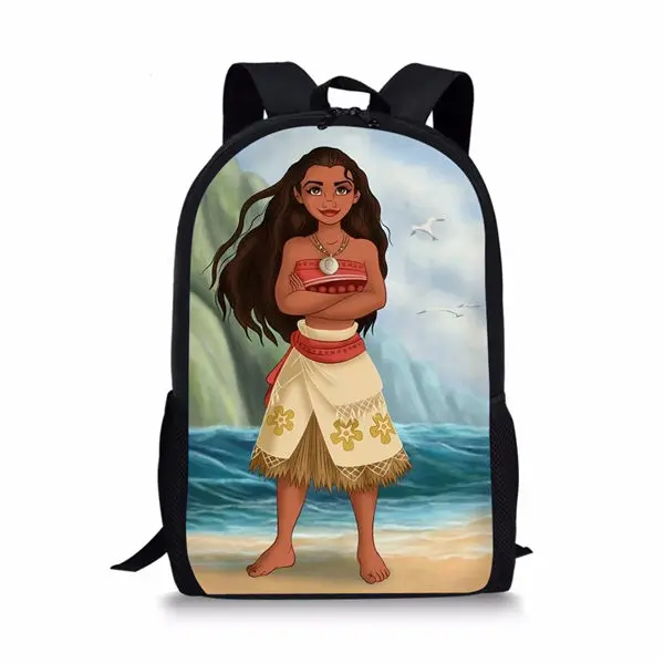 HaoYun/Детский рюкзак Vaiana Moana, школьные сумки с рисунком принцессы для студентов,, сумки для книг, Mochila, женские дорожные сумки - Цвет: CDWX2737C