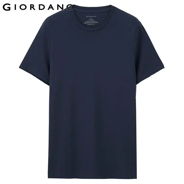 Giordano Men T Shirt Cotton Short Sleeve 3-pack Tshirt Solid Tee Summer Beathable Male Tops Clothing Camiseta Masculina 01245504 6