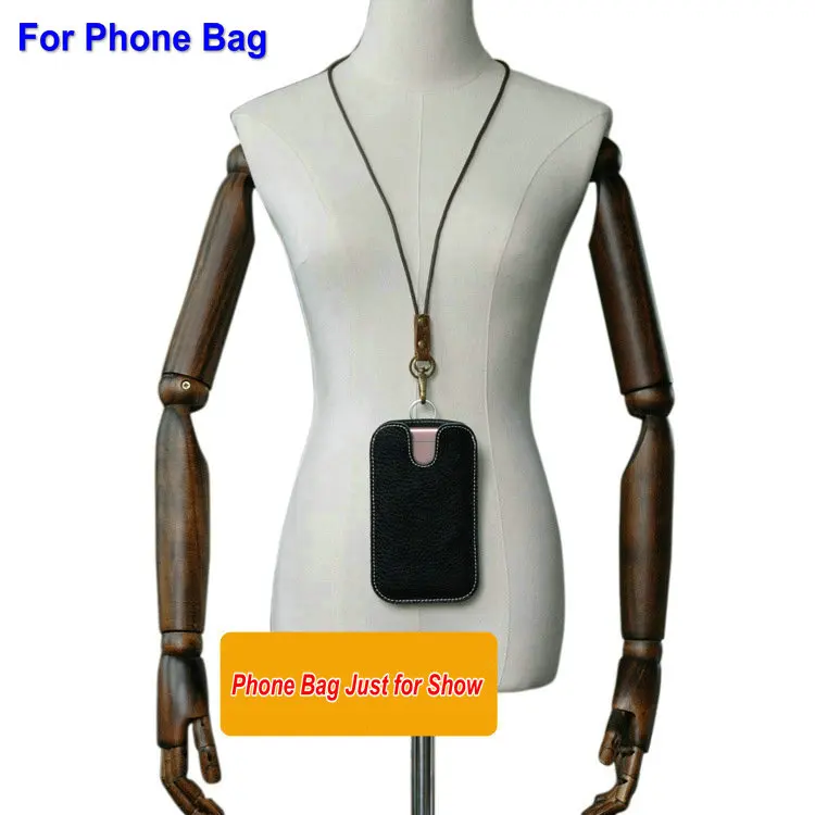 Ремешок из натуральной кожи для мобильного id, кредитный ремешок, цепочка для ключей, брелок для ключей, рабочий талреп, значок, держатель для телефона на шею