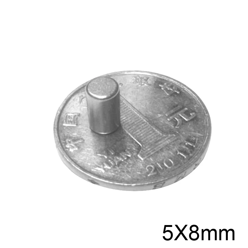5/20/50/100/200pcs 5×8 Strong Disc magnet Neodymium Magnets 5mm x 8mm Search Minor Magnet 5x8mm Small Magnets strip 5*8 mm