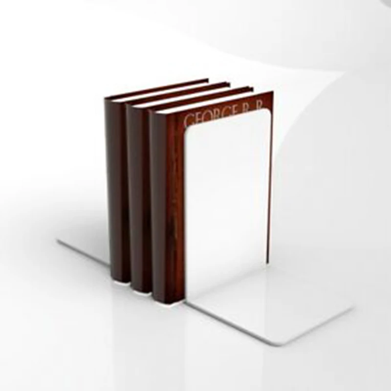 1pc Acrylic Rounded Simple Bookshelf 00x80x100x3mm Book Student Office Reading Frame Home Organizers