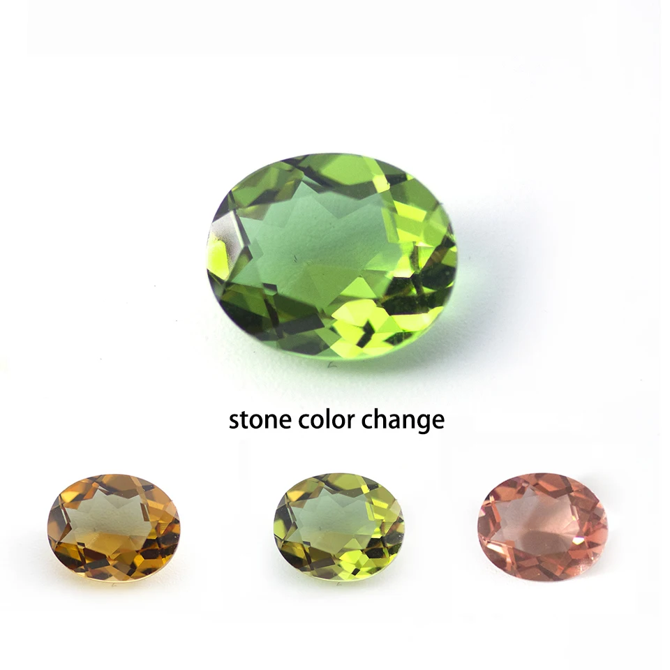 Bolai 5ct Created Diaspore Zultanit Oval Cut 12x10mm Loose Gemstone For DIY Fine Jewelry 925 Silver Mounting Color Change Stone Bolai 5ct Created Diaspore Zultanit Oval Cut 12x10mm Loose Gemstone For DIY Fine Jewelry 925 Silver Mounting Color Change Stone