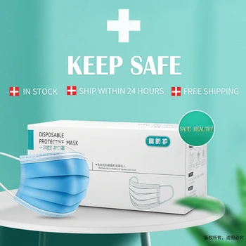 

Anti-Pollution 3 Layers Mask dust protection Face Masks Disposable Dust Filter Safety Mask Earloop Face Masks