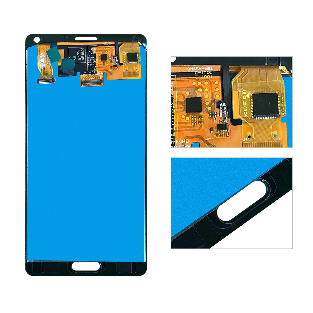 Высокое качество 5,7 ''дисплей для samsung Galaxy Note 4 Note4 N910C N910 N910A N910F ЖК-экран дисплей сенсорный дигитайзер сборка