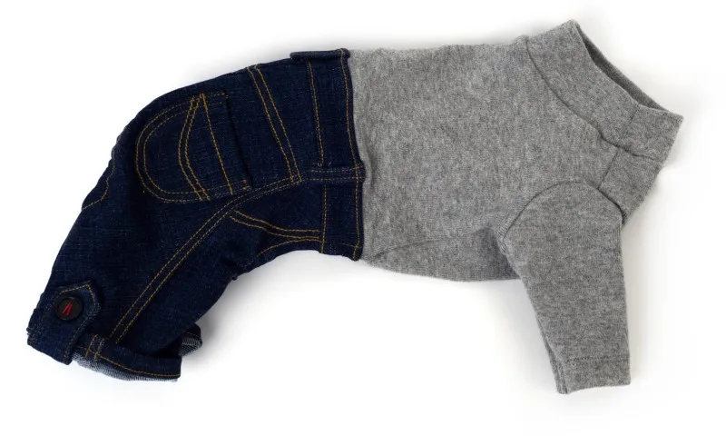 dog jumpsuits jean clothes (3)