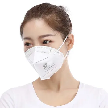 

Kn95 Protective Face Mask Polypropylene Respirator Mask Fine Dust-Proof Mask Mouthguard With Valve Mask 10 Piece