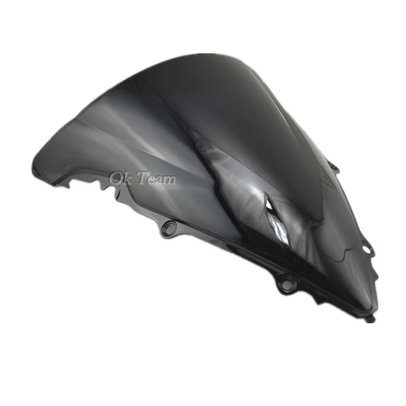 Лобовое стекло мотоцикла для Yamaha YZF600 R6 2003 2004 2005 черный синий прозрачный лобовое стекло двойной пузырь
